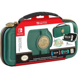 Nacon Nintendo Switch Game Traveler Deluxe Travel Case - Green: Zelda Tears of the Kingdom