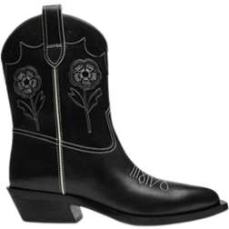 Coach Aria Cowboy Boot - Black