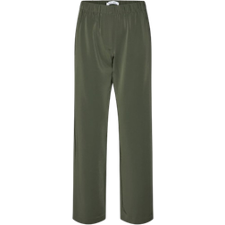 Samsøe Samsøe Hoys Straight Pants - Forest Night
