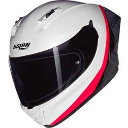Nolan Integralhjelm N60-6 Sport - Perlehvid/Sort/Orange