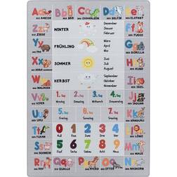 Carpetsale24 Alphabet Letters Numbers Animals Mat 80x120cm