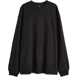 H&M Women's Long Sleeved Jersey Shirt - Black