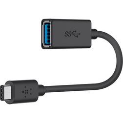 Belkin 5Gbps 3A 3.0 USB C - USB A M-F 0.1m