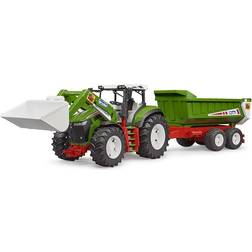 Bruder Roadmax Tractor with Front Loader and Tipping Trailer 03452