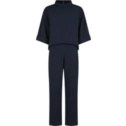 Neo Noir Arlo Crepe Jumpsuit - Navy