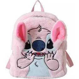 SRJ STAR (Pink) Stitch Backpack Kids Boys Girl School Bag Travel Shoulder Rucksack Blue Pink