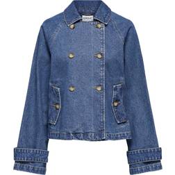 Only Onlapril Short DNM Trench - Medium Blue Denim