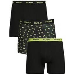 HUGO Herren Klassische Boxershorts 3-Pack - Mehrfarbig
