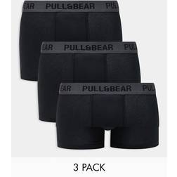 Pull&Bear Contrast Waistband Boxers - Black/Grey/Multi