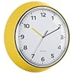 Karlsson Modern Retro Bright Yellow Wall Clock