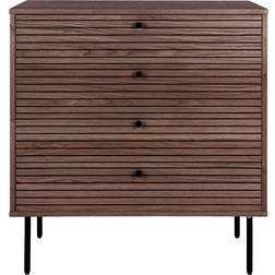 House Nordic kyoto Smoked Oak Veneer Chest of Drawer 40x85cm