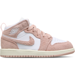 Nike Jordan 1 Mid SE PS - White/Sail/Legend Pink