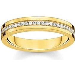 Thomas Sabo Elegant Band Ring - Gold-Plated Silver