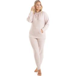 Camille Camile Womens Comfy Fit Pyjama Set - Pink