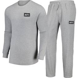Aston Villa FC Aston Villa Premium Lounge Pyjamas - Grey
