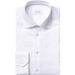 Eton Contemporary Fit Signature Twill Dress Shirt White