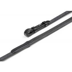 Shires Velociti GARA Soft Rubber Grip Reins - Black