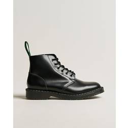 Solovair 6 Eye Astronaut Boot - Black Shine