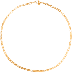 ByBiehl Charms Necklace Dam Halsband Utan Hänge - Gold Plated Stee