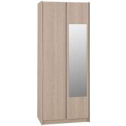 SECONIQUE Paris 2 Door Mirrored Wardrobe
