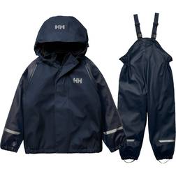 Helly Hansen Barn Bergen Fleecejacka-fodrat Regnset 2.0 Marinblå 116/6