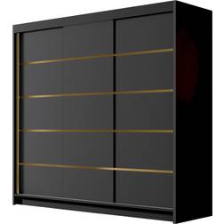 Mirjan24 Dianna 200 x 215 cm Svart Garderob