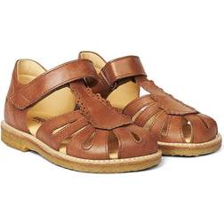 Angulus Sandal M Velcrolukning - Tan