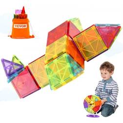 VEVOR Magnetic Tiles Building Toy 121 pcs