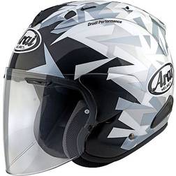 Arai SZ-R Evo Mimesis, Jethelm Weiß/Grau/Schwarz