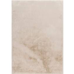 KM Home Tæppe Med Blød Luv Heaven Deluxe Natur 240 x 340 Naturfarvet, Hvid, Grå cm