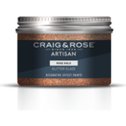 Craig & Rose Artisan Glitter Glaze Paint Gold 300 ml