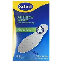 Scholl air pillow insoles pair