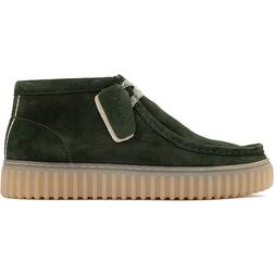 Clarks Torhill Hi Boot - Dark Green