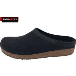 Haflinger Grizzly Torben Slippers - Black