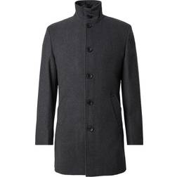 Bruun & Stengade Slim Fit Coat Dark Grey