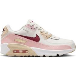 Nike Air Max 90 GS - Phantom/Echo Pink/Sail/Dark Team Red