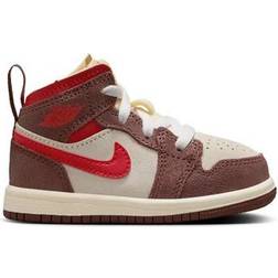 Nike Jordan 1 Mid SE TD - Coconut Milk/Dark Pony/Pale Vanilla/Varsity Red