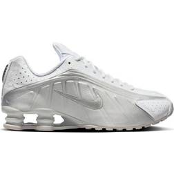 NIKE Shox R4 M - White/Bright Crimson/Metallic Silver