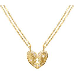 Maanesten Keeper Necklace - Gold/Transparent