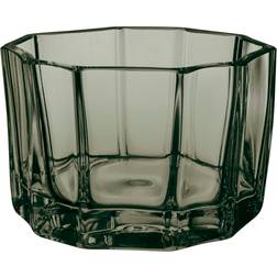 Orrefors Reed 45 mm Moss Green Candle Holder