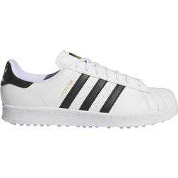 adidas Superstar SL Golf Shoes - Ftwr White/Core Black/Gold Metallic