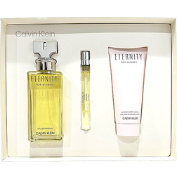 Calvin Klein Eternity Women 3pc Gift Set 3.4 oz