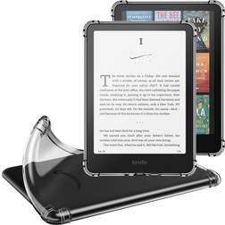 MoKo All-New 7" Kindle Paperwhite (12th Generation-2024) and Kindle Colorsoft Signature Edition 2024, Ultra Thin Clear Flexible Transparent TPU Skin Bumper Back Cover Shell