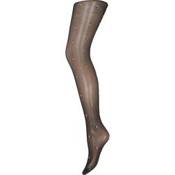 Hype The Detail Heart Tights - Sort/Guld Hjerter