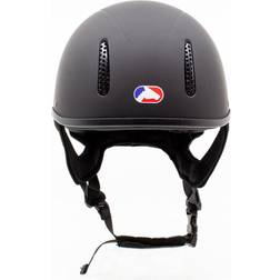 Finntack Pro Jockey Helmet - Black