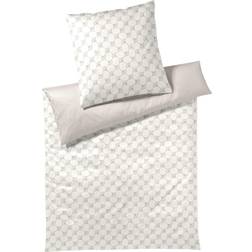 Joop! Cornflower Double Duvet Cover Beige, White (200x135cm)