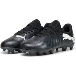 Puma Future 7 Play Fg Ag Jr Fotbollsskor - Black/White