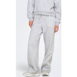 Only Onlbest Wide Pant - Light Grey Melange