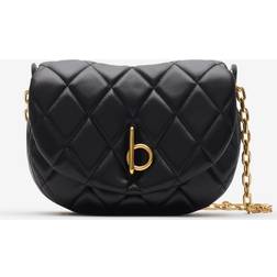 Burberry Quilted Leather Rocking Horse Bag - Black