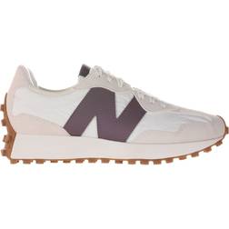 New Balance 327 Shoe - Women's Linen/Sea Salt/Dark Ice Wine